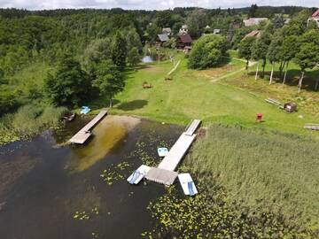 Фото номера Шале с двумя спальнями Загородные дома Beržoro pakrantė г. Beržoras 50